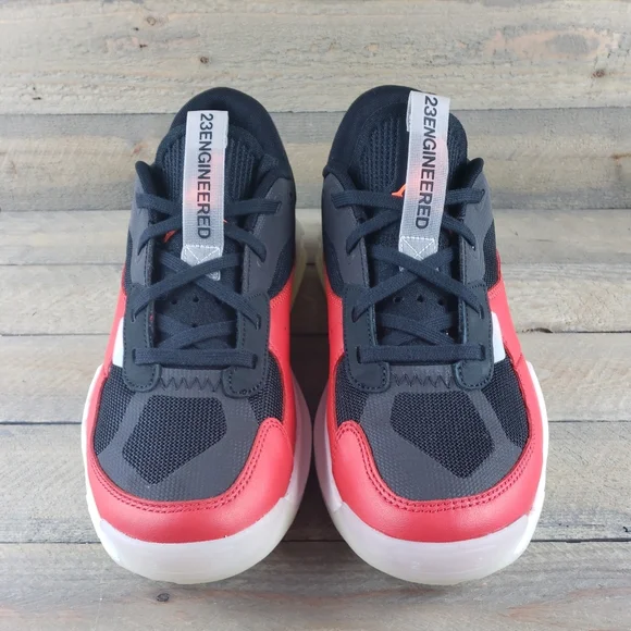 Nike Jordan Air 200E Men's Shoes Sneakers Black Chili Red NEW - Picture 5 of 11